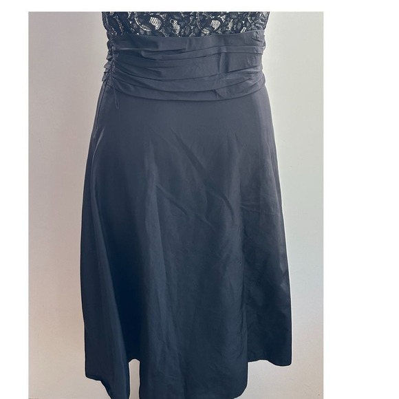 White House Black Market Lace Dress Black Whimsigoth Size 8‎ NWOT - Picture 11 of 13